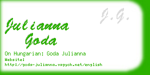 julianna goda business card